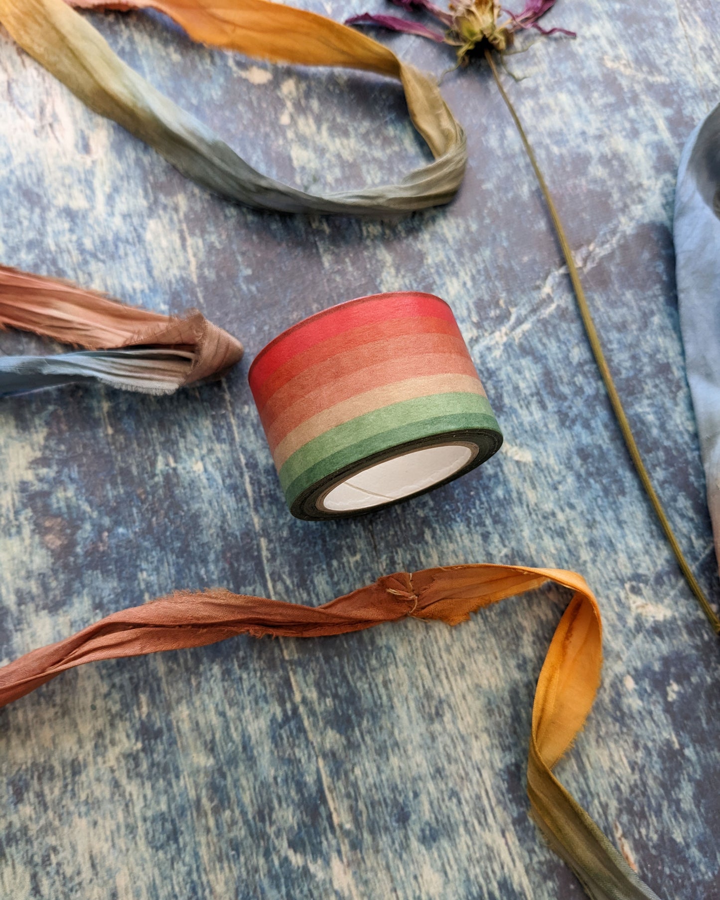 Desert Rainbow Skull Washi Tape
