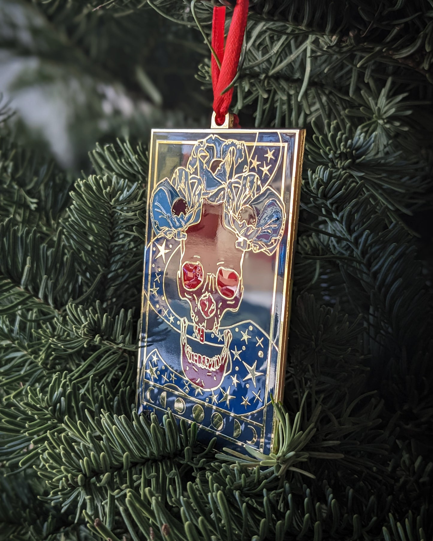 Starry Night – Enamel Holiday Ornament